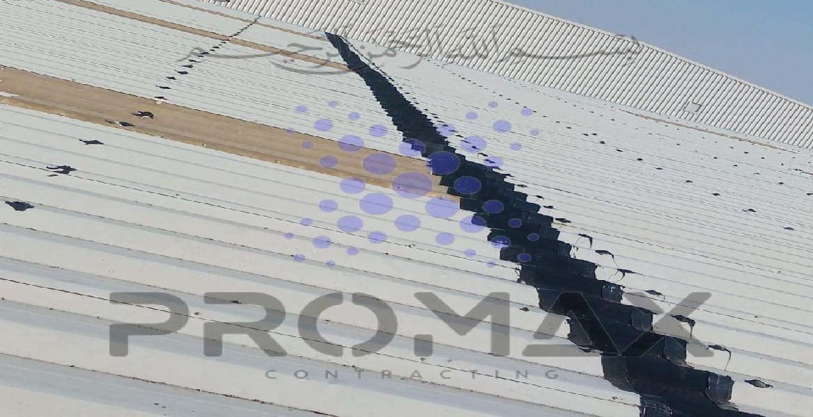 Epro - metal roof waterproofing project by Promax in Dubai, UAE